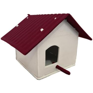 Imagem de Casa para pássaros kit com 3 casinha Plástico recicado - JR Injetados,