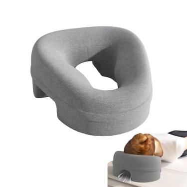 Imagem de UTJZIB Travesseiro virado para baixo para massagem e banho de sol – Travesseiro de rosto para cama, sono de estômago, pessoas com sono propenso, recuperação pós-cirurgia ocular.