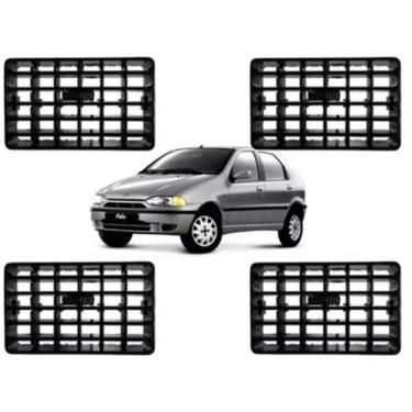 Imagem de Kit 4 Difusor Ar Painel Palio Siena 1996 98 99 00 01 02 2003