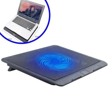 Imagem de Suporte Notebook Cooler Gamer Com 1 Ventoinha Silencioso - Shippei