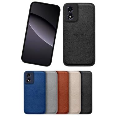 Imagem de Capa Capinha Case Compatível MotoroIa Moto G04 Couro Luxuosa Premium [2ASHOP] (OFF WHITE)