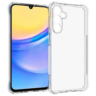 Imagem de Capa Capinha Case TPU Transparente Compatível Samsung Galaxy A16 Anti Impacto Alta Proteção Premium