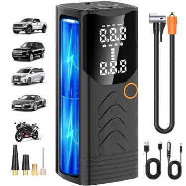 Imagem de BITTON Compressor De Ar Portátil Para Encher Pneus, Bomba De Ar De 150 Psi Para Carro, Inflador Sem Fio Smart Auto 8X Mais Rápido, Com Bateria De 20000 Mah, Medidor De Pressão Digital Para Pneus, Bo