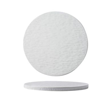 Imagem de Prato de cerâmica plana circular de pedra para bolo de bife ocidental - prato redondo de 31 cm