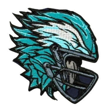 Imagem de Emblema de capacete de futebol americano para fãs de rúgbi da Siam Accs bordado time favorito dos fãs de futebol americano, passar a ferro, costurar, para roupas, mochilas, jeans, motocicleta,