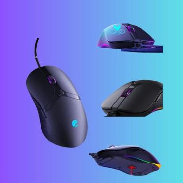 Imagem de Mouse Óptico para Computador Com Fio Preta 3200DPI - ACER