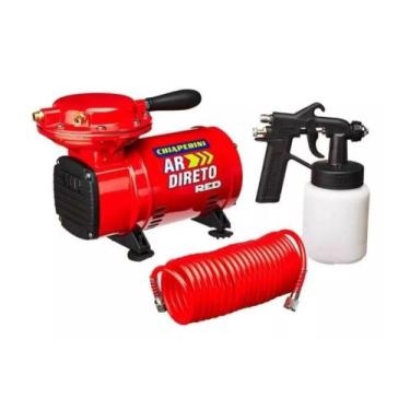 Imagem de Compressor ar direto red bivolt + kit de pintura chiaperini - INTECH, 