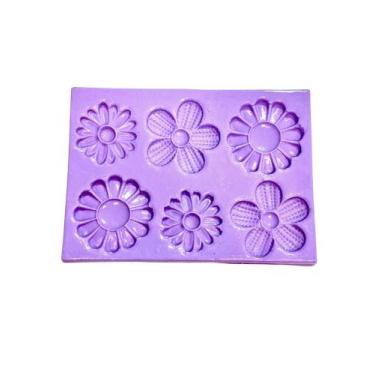 Imagem de F1403 molde de silicone margaridas confeitaria biscuit - confeitaria d