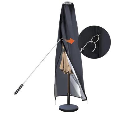 Imagem de Capa de guarda-chuva de pátio DOCEPERT Waterproof 420D Oxford 11-13 pé