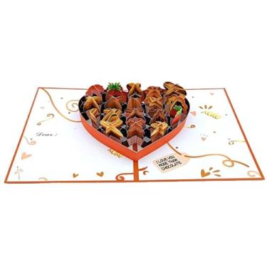 Imagem de FIAMR Cartão pop-up 3D de Dia dos Namorados, cartão pop-up de amor, presente de Dia dos Namorados para ela/ele, cartão comemorativo de aniversário de namorada/namorado/marido/esposa. (Caixa de