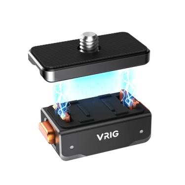 Imagem de VRIG AC-48 Suporte de liberação rápida para Insta360 X5, base magnética Insta 360 Ace Pro 2/Ace Pro/Ace, com parafuso de 1/10.2 cm, adaptador de câmera de ação para acessórios de tripé