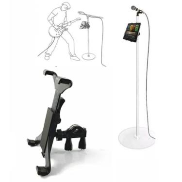 Imagem de Suporte de iPad Tablet 7 a 10 Polegadas para Pedestal de Microfone Músicos Banda Igreja suptabbik IMAGEMTECH