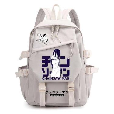 Imagem de Mochila escolar Anime Schoolbag Chainserras para crianças