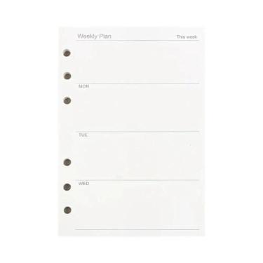 Imagem de Caderno Espiral A5 A6 Com Folhas Soltas, Planejador Semanal E Mensal, 