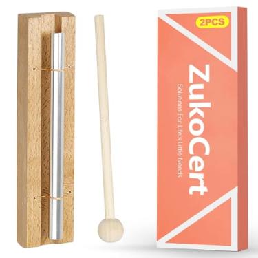 Imagem de ZukoCert Sino de meditação de 17 cm – Ressonância de tom único para gerenciamento de sala de aula, cura sonora, ioga e oração