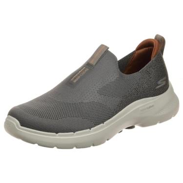 Imagem de Tênis Go Walk 6, Skechers, Masculino, Bege, 41