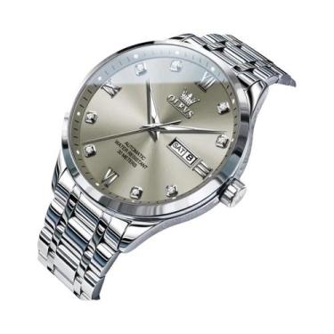 Imagem de Relógio Mecânico Automático De Luxo Masculino OLEVS 9946 Com Exibição 