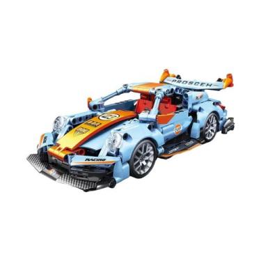 Imagem de Blocos De Montar De Carro De Corrida Da Cidade Para Meninos, 485PCS, B
