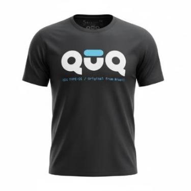 Imagem de Camiseta Quq 100% Poliamida Corte Slim E Proteção Uv Treinos-Unissex