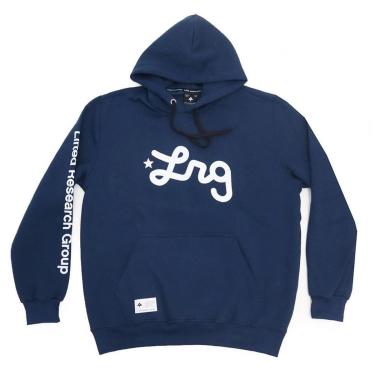 Imagem de Moletom LRG Canguru Lifted Script Hoodie - Azul Marinho-Masculino