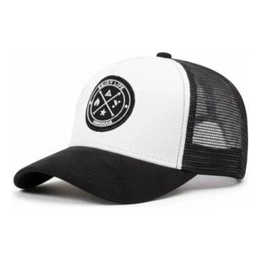 Imagem de Boné Trucker Retrô Hip Hop  Aba Curva Unissex Premium  Luke Sports - B