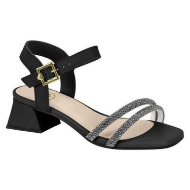 Imagem de Sandália Molekinha Salto Baixo - Infantil - Preto - 33, Preto 01, Blac