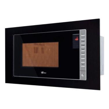 Imagem de Micro-ondas De Embutir Fit Line Moldura Preta 25 Litros Fischer 110v, 