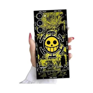 Imagem de Capa De Telefone Anime Preta E Macia Para Samsung Galaxy S24 S21 FE S2