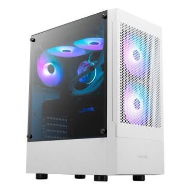Imagem de Gabinete gamer mid tower 3 fans sem fonte talos e3 mesh branco gamdias