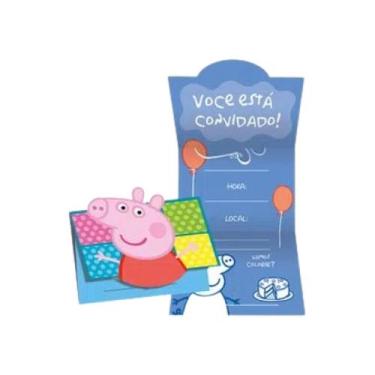 Imagem de Convite Peppa Pig 8 Un - Regina