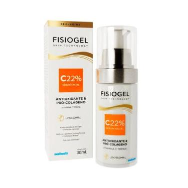 Imagem de Sérum Facial Anti-idade Megalabs Fisiogel Vitamina C Antioxidante 30ml