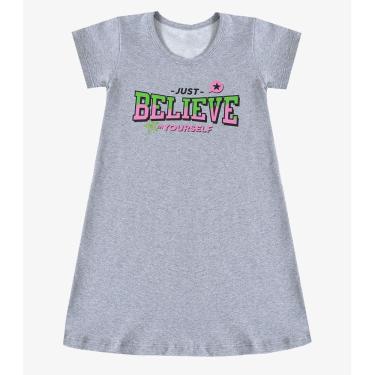 Imagem de Vestido Infantil em Molecotton Select Cinza