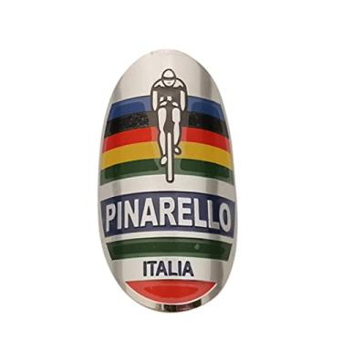 Imagem de Gepinke Para emblema de bicicleta Pina-rello feito de liga de alumínio macio DIY decoração acessórios de ciclismo adesivos de bicicleta (Pina-rello (Itália))