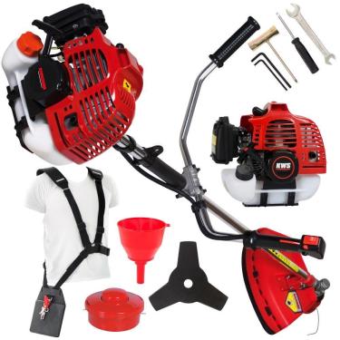 Imagem de Roçadeira Profissional Lateral Kawashima KW52L 51,7CC á Gasolina Com Motor 2 Tempos Alta Potência Ideal Em Cortes Rápidos e Precisos