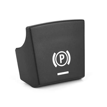 Imagem de Para Audi adesivo de freio de estacionamento Senyar carro freio de mão botão de freio de estacionamento tampa adesiva para 09-14 5/6 série 61312822518