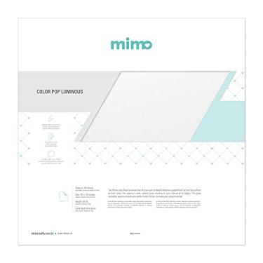Imagem de Mimo Papel Color Pop Luminous Pérola - 30,5 x 30,5 cm - 250 g - 20 Fls - Efeito Perolizado - Fibras Mais Firmes e Curtas para Cortes precisos - Absorção Ideal para Receber Diversos Tipos de Impressões