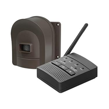 Imagem de Alarme de garagem recarregável de 1/2 milha Hosmart Sistema de sensor sem fio e sistema de alerta de sensor de garagem Segurança à prova de intempéries Sensor e detector de movimento externo