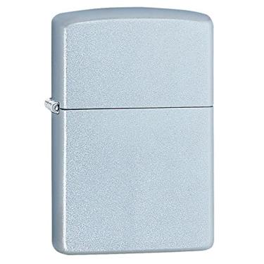 Imagem de Zippo Isqueiro de bolso cromado acetinado clássico