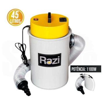 Imagem de Coletor De Pó Máquina Bancada 1100w 45 Litros Rz-c100 Razi
