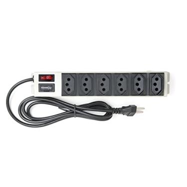 Imagem de Filtro de Linha Power Line de 6 tomadas em Gabinete Metálico