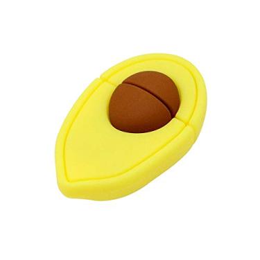 Imagem de 8GB Avocado Modelo USB 3.0 Flash Drive Flash Drive Pen Drive USB Jump Drive Memory Stick Zip Drive USB - Amarelo