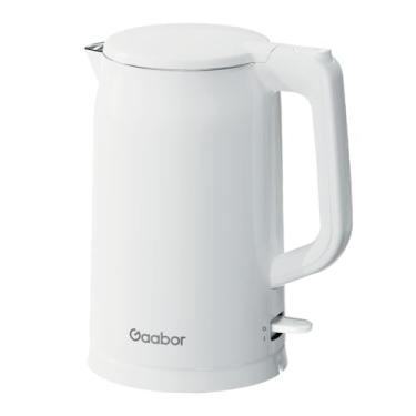 Imagem de Chaleira Elétrica Branca 1,7l 1450W Aço Inox e Cabo Retrátil 110V - Gaabor