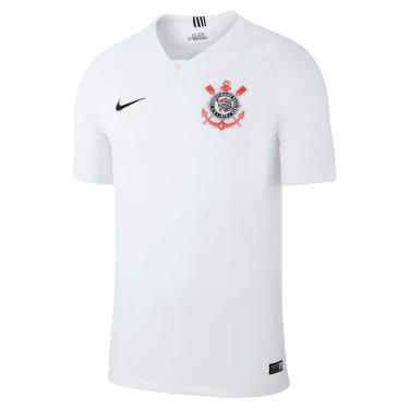 Imagem de Camisa Nike Corinthians I 2018/19 Torcedor Pro - Branco