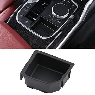 Imagem de Cakievro Modificação da caixa de armazenamento da alavanca de câmbio do console do motorista esquerdo para BMW 2 3 4 X3 X4 X5 X6 Series F40 F44 G20 G28 G29 G01 G05 G07