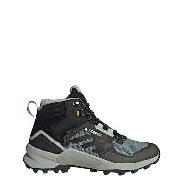 Imagem de Tênis de caminhada Terrex Swift R3 Mid Gore-TEX, Semi Flash Aqua/Core Preto/Wonder Be, 34