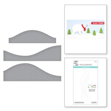 Imagem de Spellbinders Color Block Scenic Scape Tis The Season Collection Moldes gravados em metal