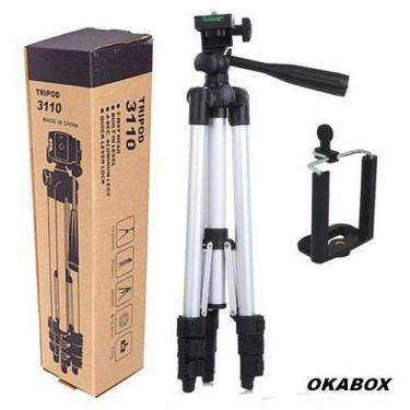 Imagem de Tripé De Alumínio Para Câmera Smartphone 1,2m - TRIPOD