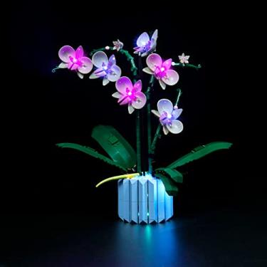 Imagem de VONADO Kit de Luz LED para Lego Orchid 10311 - Iluminação Integrada, Fácil de Instalar, Alimentado a Bateria e USB