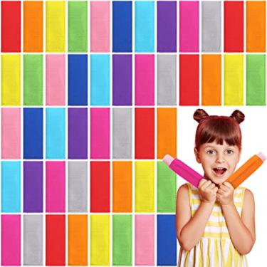 Imagem de Yinder Pacote com 60 capas reutilizáveis para bastão de gelo, mangas pop para freezer, manga isolante, capa protetora anticongelante para crianças, moldes de palito de gelo, festa, bebida, pode passar