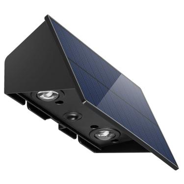 Imagem de Arandela Solar Lumi Facho Duplo 4w Impermeável S/ Fios Gaya